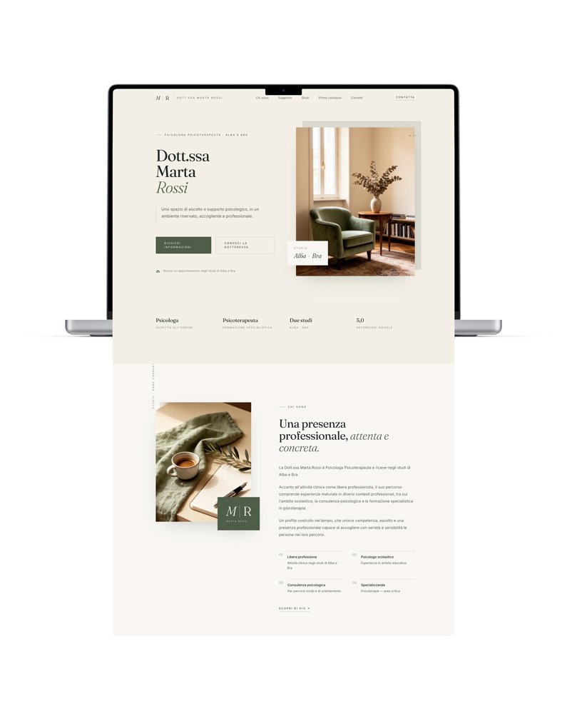 sito web psicologa